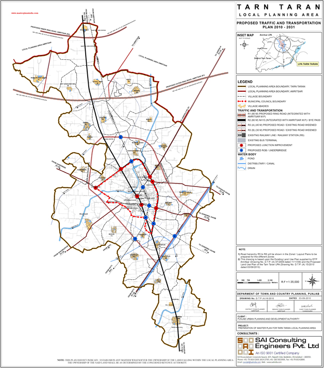 Tarn Taran Traffic and Transportation Plan